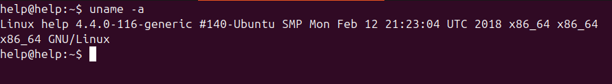 uname -a