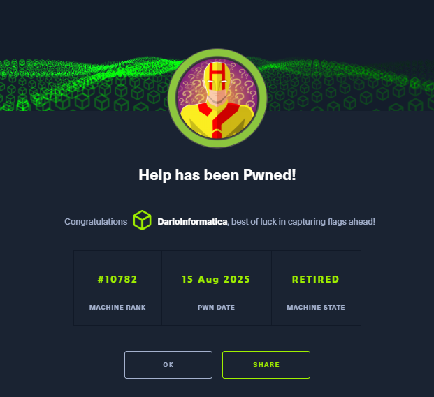 Máquina Pwned